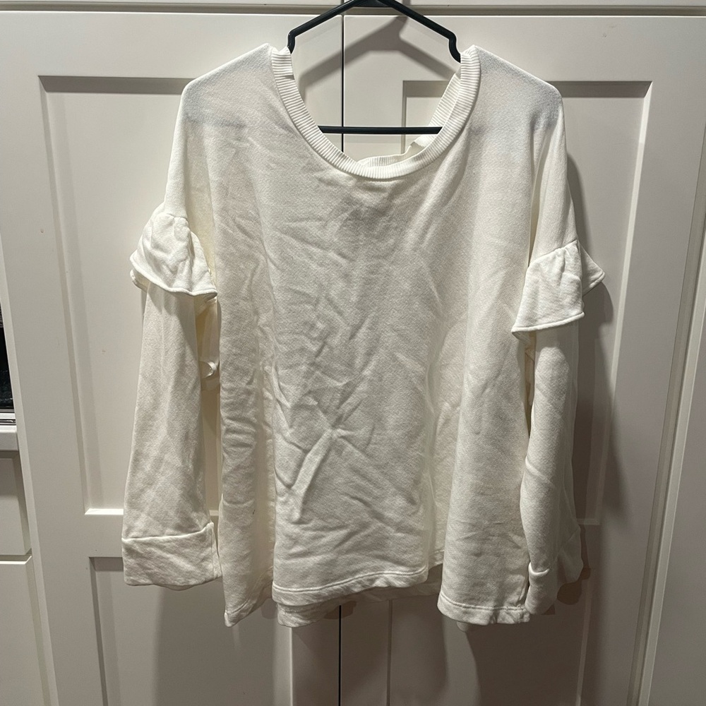 Current/Elliott The Ruffle Sweatshirt